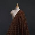 Black - Bagh Hand Block Print Natural Dyed Cotton Fabric 04