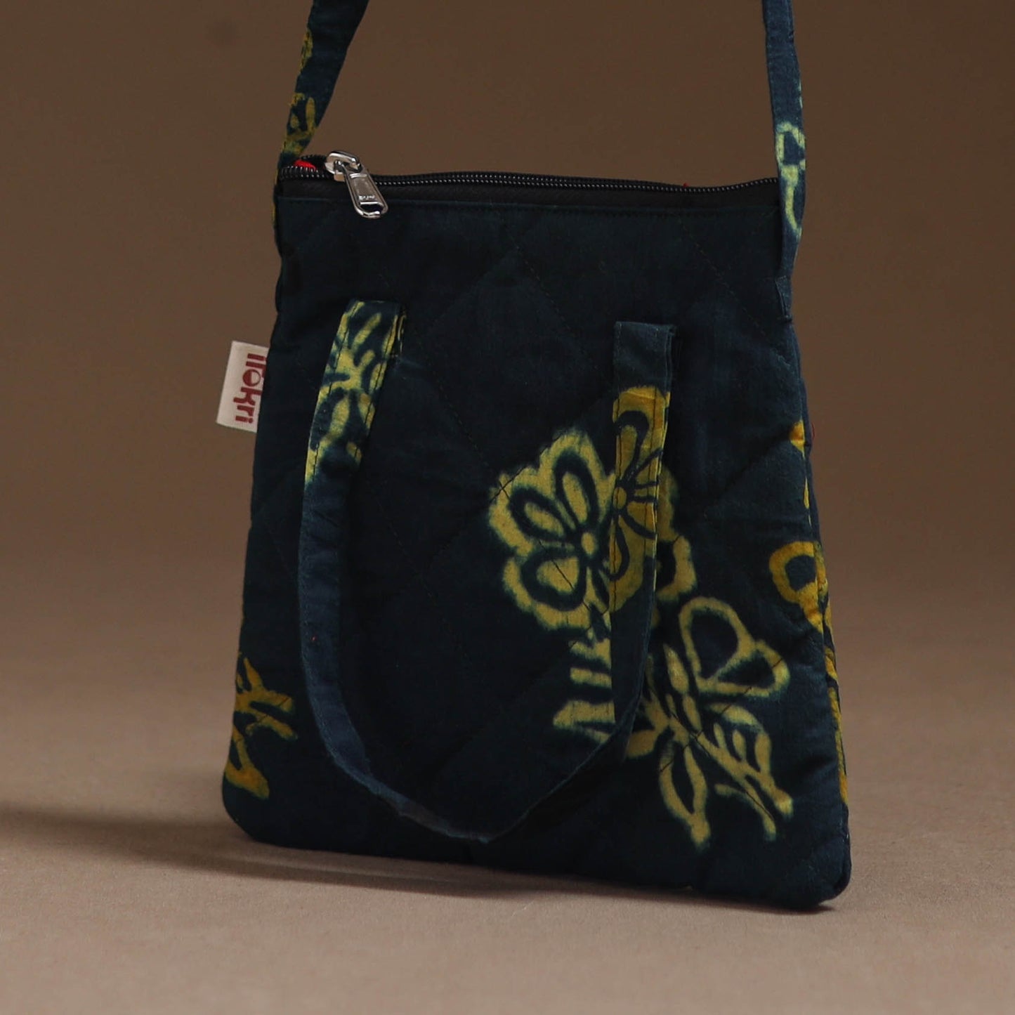 Handcrafted Quilted Sling Bag 23