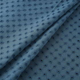 Floral Embroidered Cotton Hakoba Fabric 14