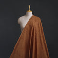 Brown - Bagh Hand Block Print Natural Dyed Cotton Fabric 01