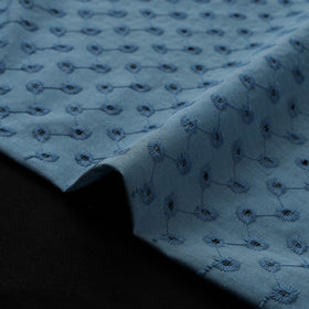 Floral Embroidered Cotton Hakoba Fabric 14
