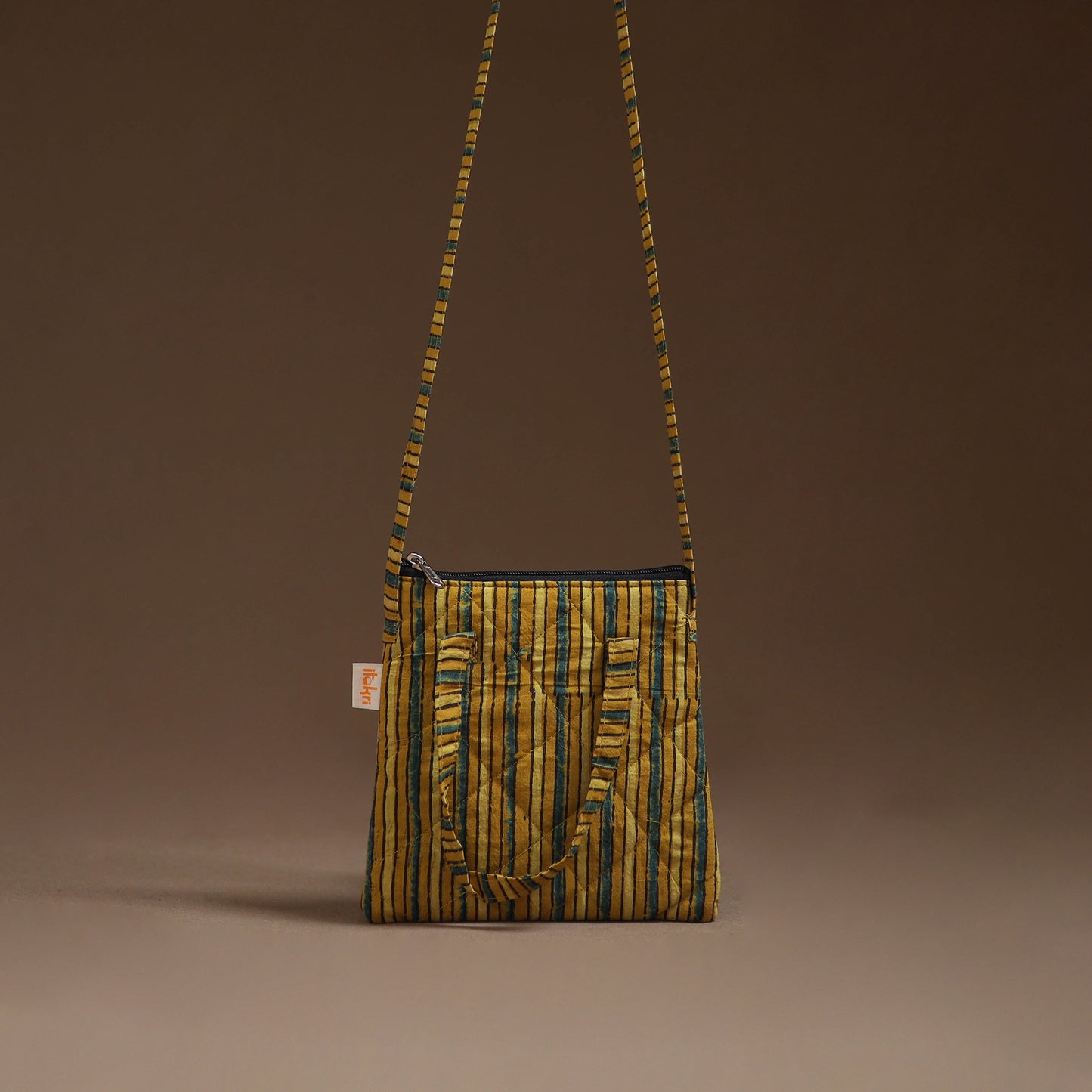 Handcrafted Quilted Sling Bag 26