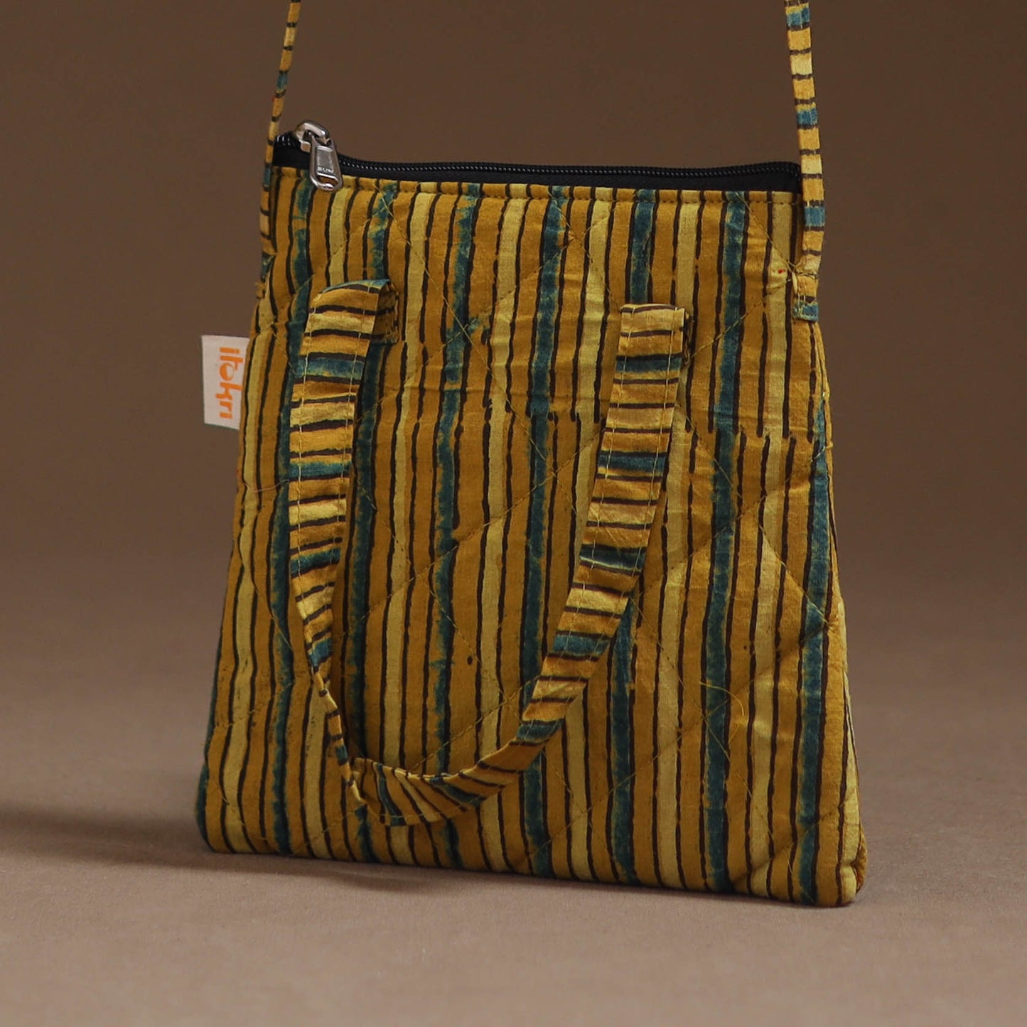 Handcrafted Quilted Sling Bag 26