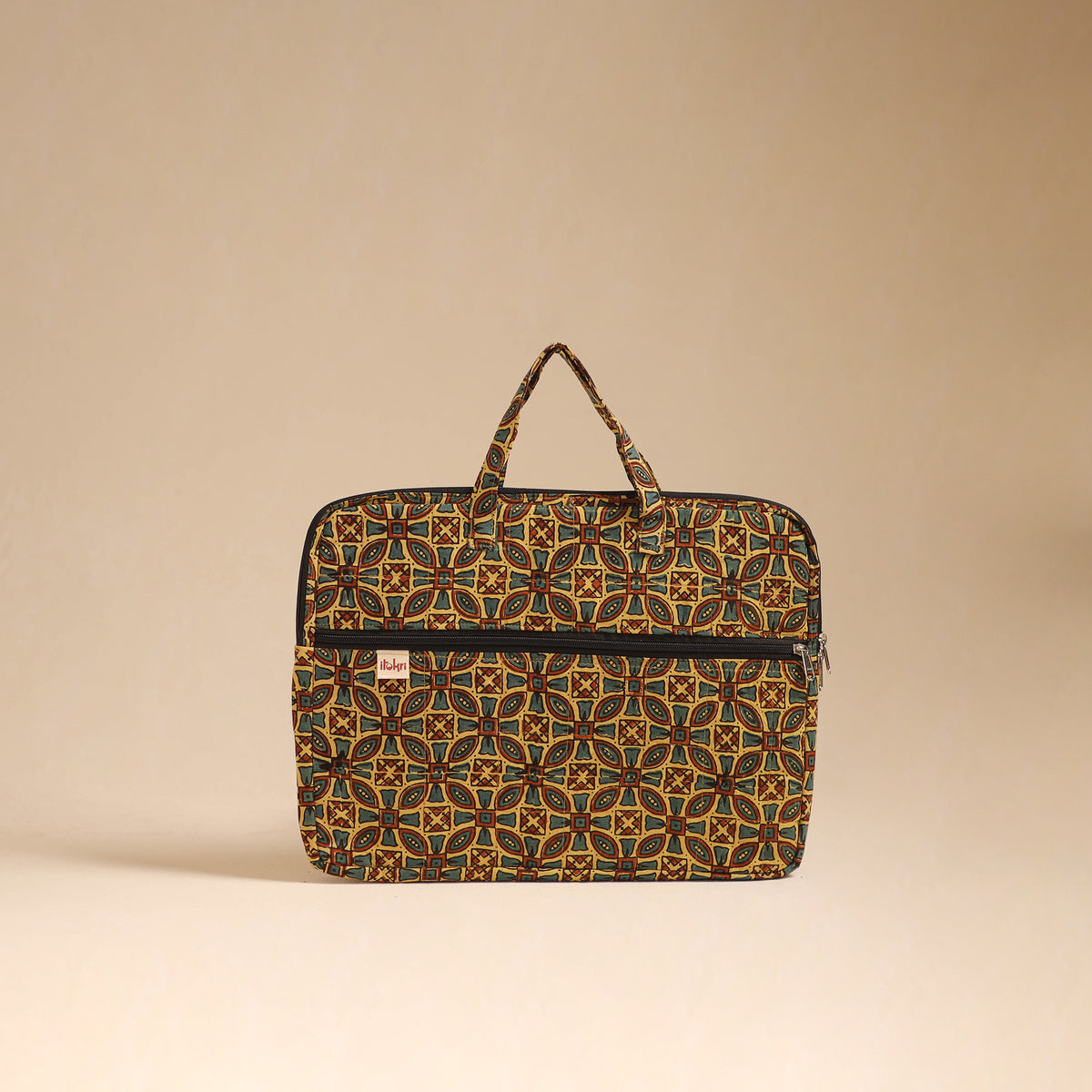 Handcrafted Quilted Laptop Bag (12 x 16 in) 03
