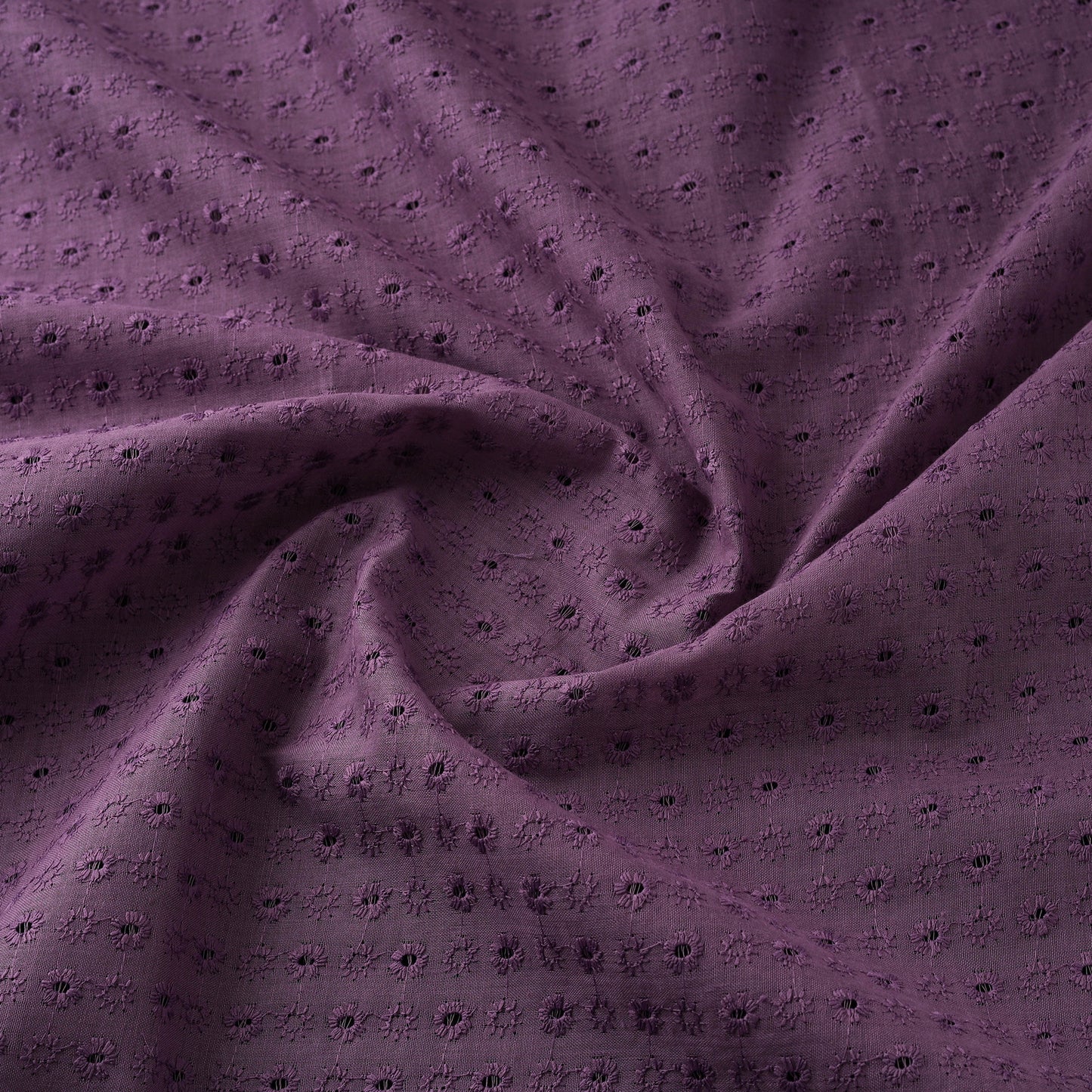 Floral Embroidered Cotton Hakoba Fabric 16