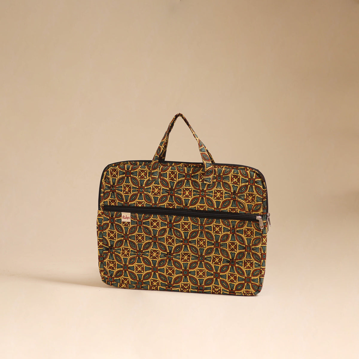 Handcrafted Quilted Laptop Bag (12 x 16 in) 03