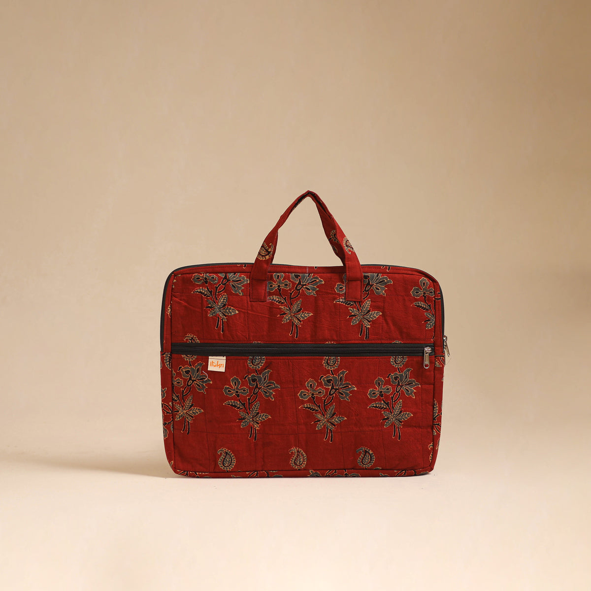 Handcrafted Quilted Laptop Bag (12 x 16 in) 04