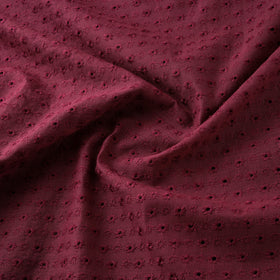 Floral Embroidered Cotton Hakoba Fabric 17