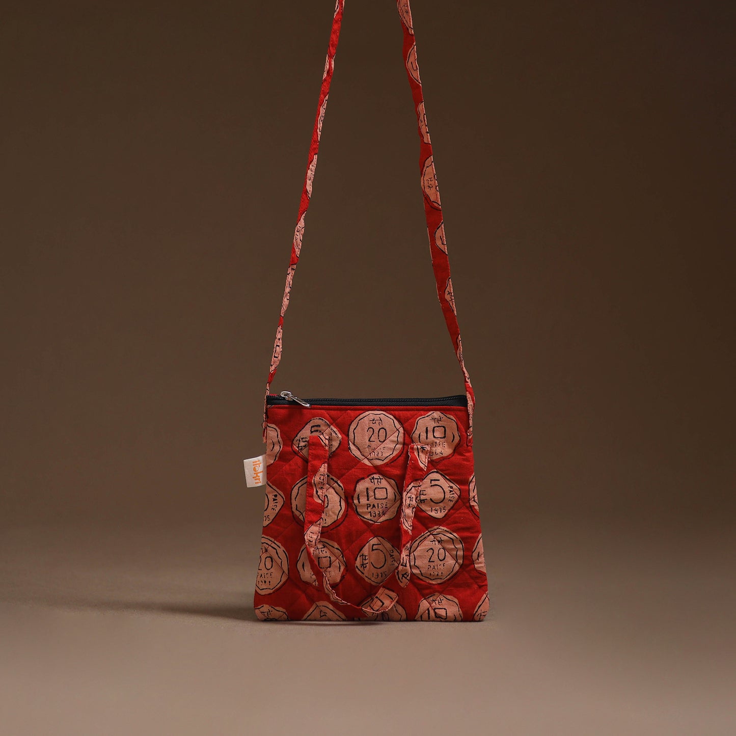 Handcrafted Quilted Sling Bag 29