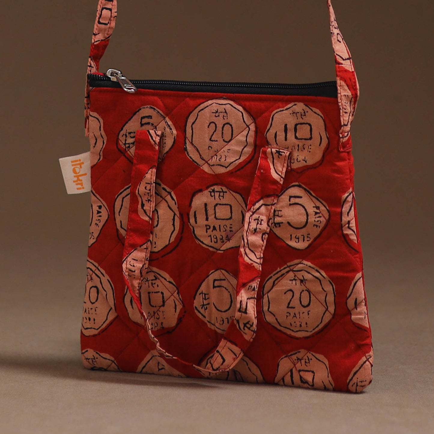Handcrafted Quilted Sling Bag 29