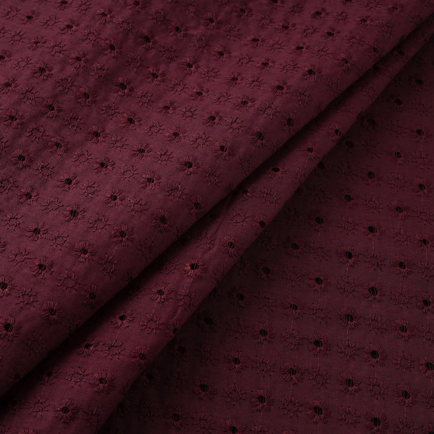 Floral Embroidered Cotton Hakoba Fabric 18