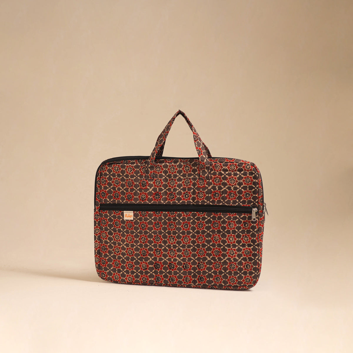 Handcrafted Quilted Laptop Bag (12 x 16 in) 05