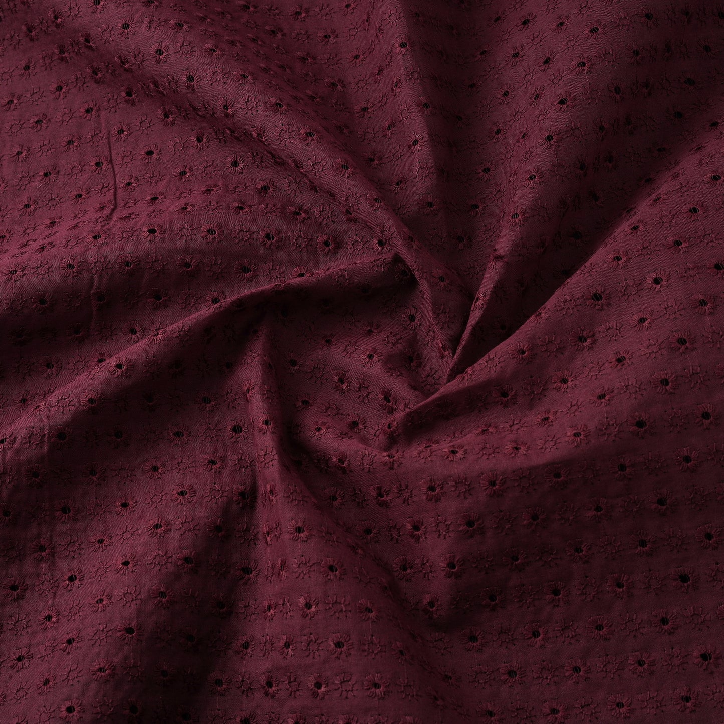 Floral Embroidered Cotton Hakoba Fabric 18