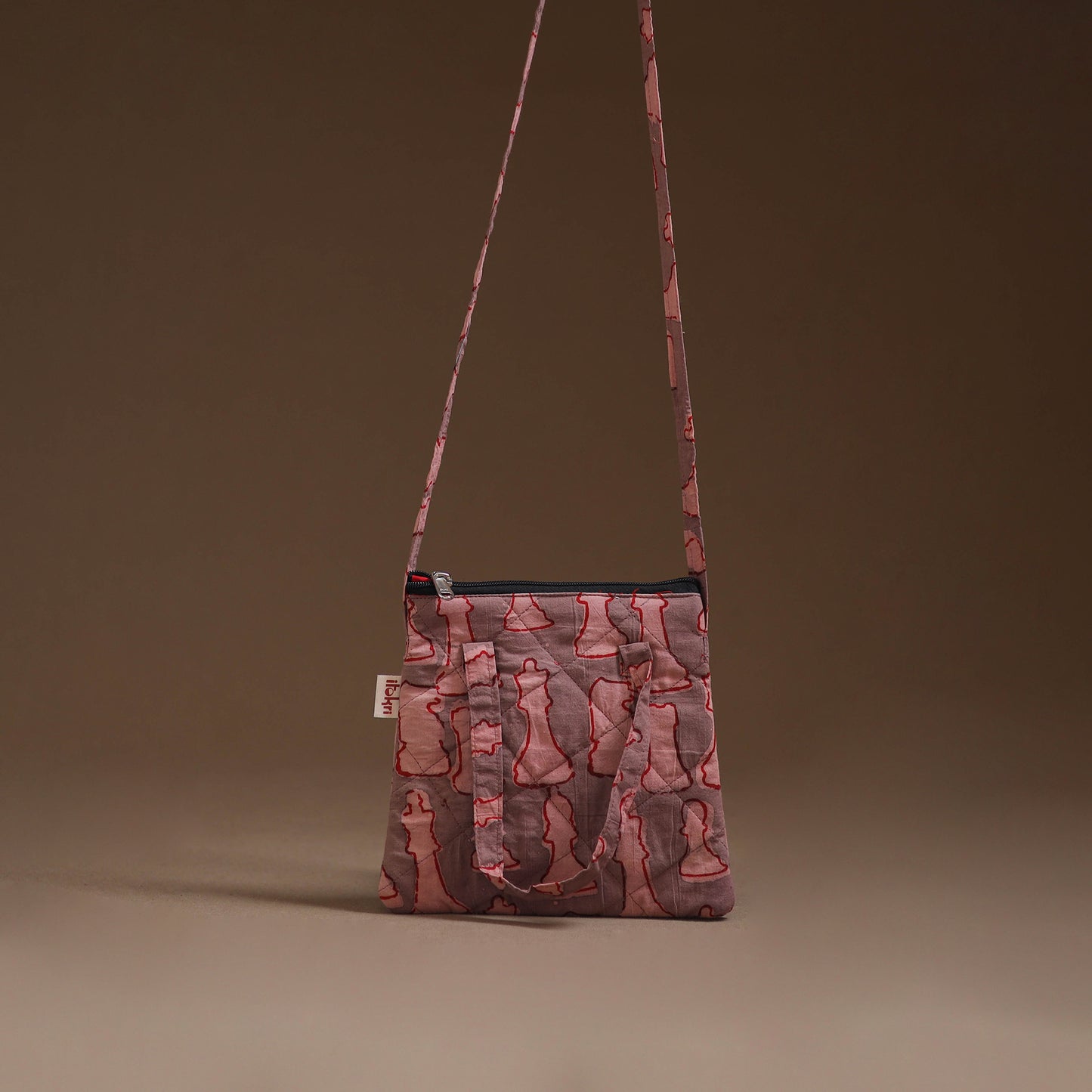 Handcrafted Quilted Sling Bag 31
