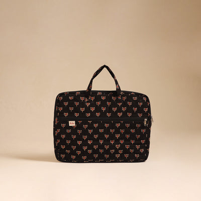 Handcrafted Quilted Laptop Bag (12 x 16 in) 07