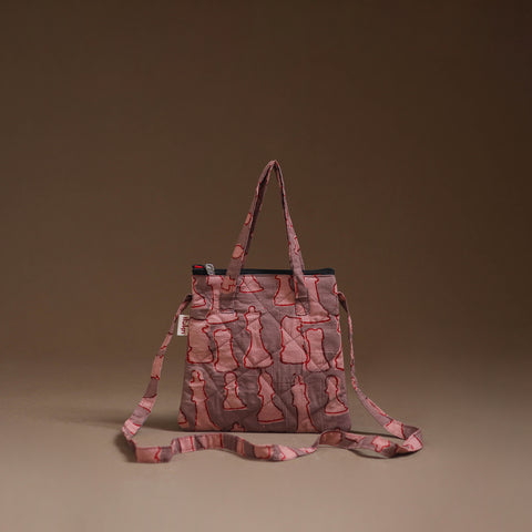 Handcrafted Quilted Sling Bag 31