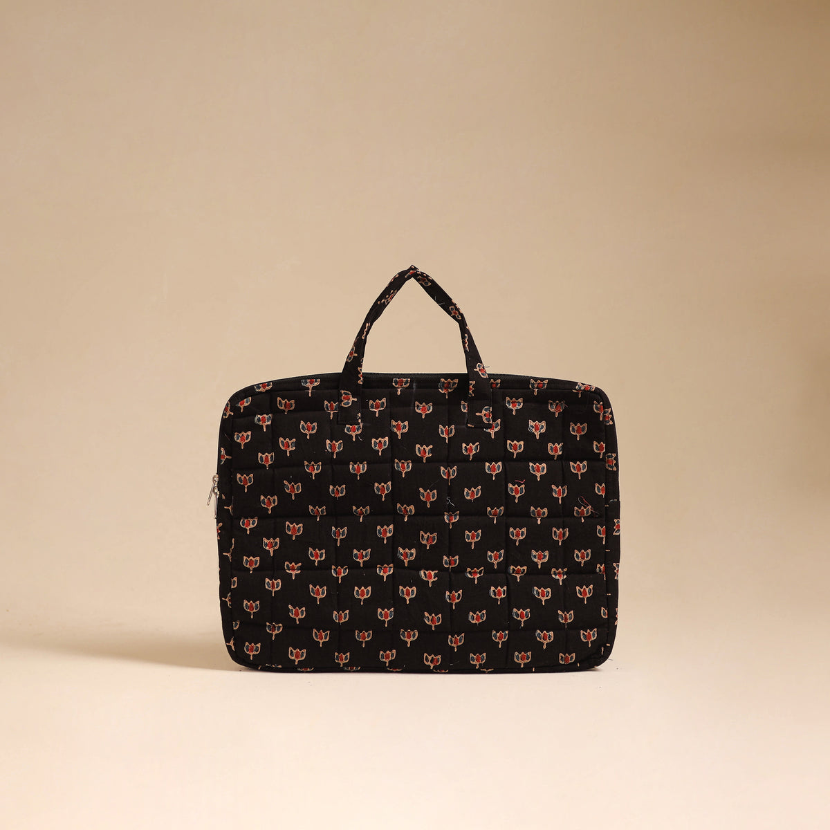 Handcrafted Quilted Laptop Bag (12 x 16 in) 07