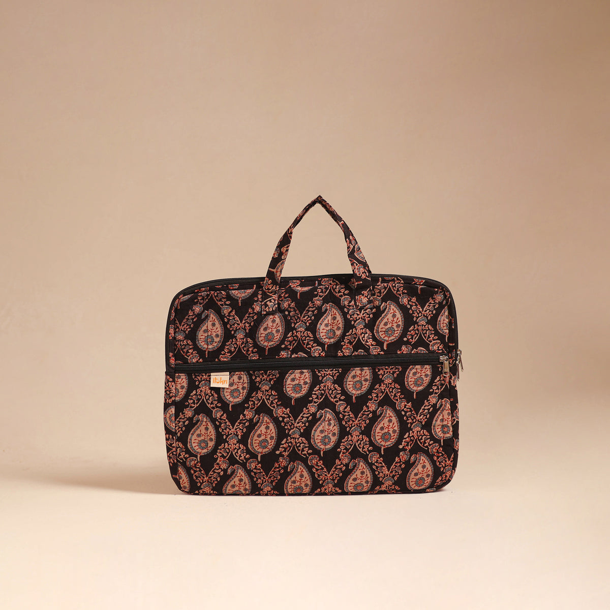 Handcrafted Quilted Laptop Bag (12 x 16 in) 09