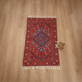 Original Kashmiri Chain Stitch Crewel Hand Embroidery Rug / Carpet (5 x 3 Feet) 14