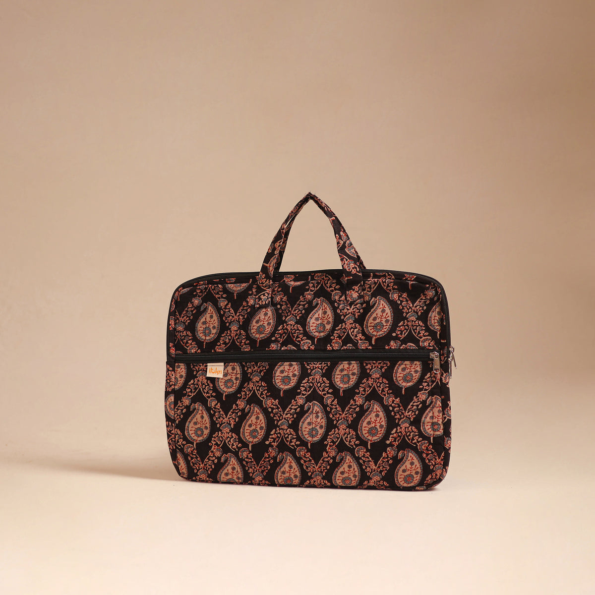 Handcrafted Quilted Laptop Bag (12 x 16 in) 09