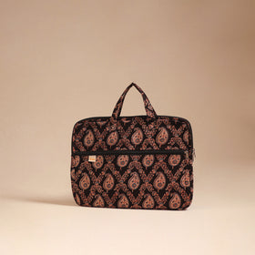 Handcrafted Quilted Laptop Bag (12 x 16 in) 09