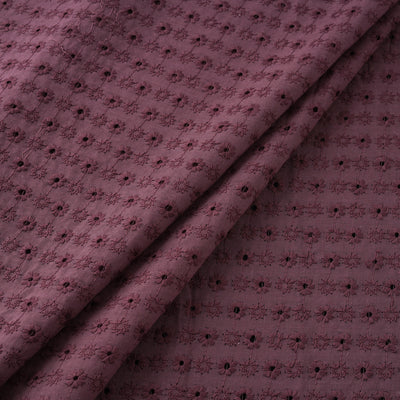 Floral Embroidered Cotton Hakoba Fabric 21