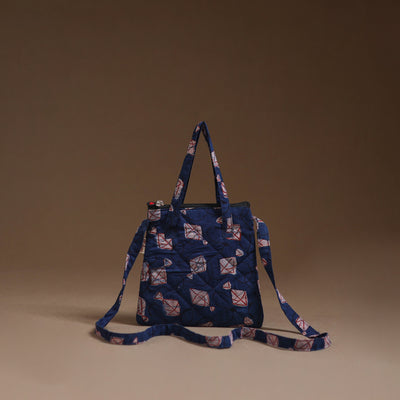 Handcrafted Quilted Sling Bag 34