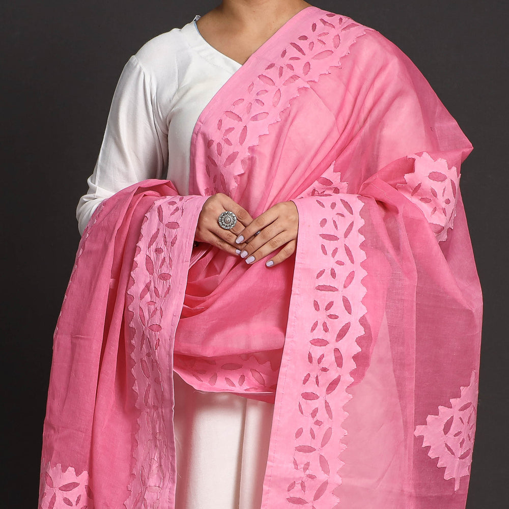 applique work dupatta