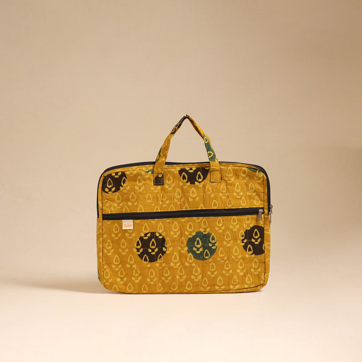 Handcrafted Quilted Laptop Bag (12 x 16 in) 11