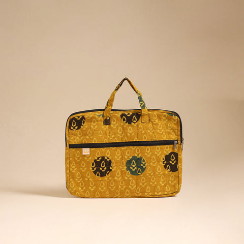 Handcrafted Quilted Laptop Bag (12 x 16 in) 11