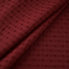Floral Embroidered Cotton Hakoba Fabric 22