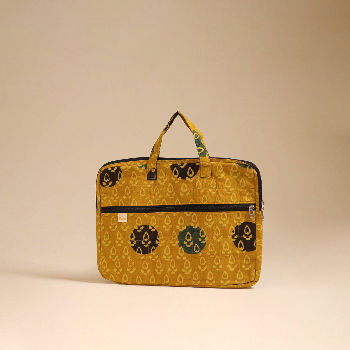 Handcrafted Quilted Laptop Bag (12 x 16 in) 11