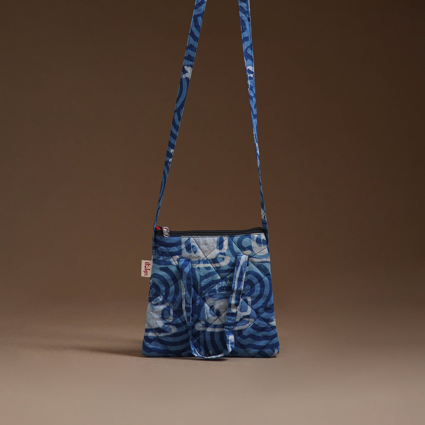 Handcrafted Quilted Sling Bag 37