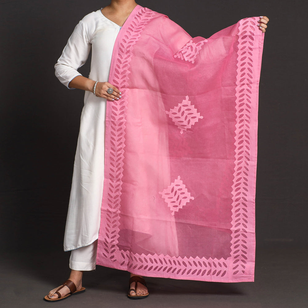 applique work dupatta