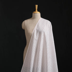 Floral Embroidered Cotton Hakoba Fabric 02
