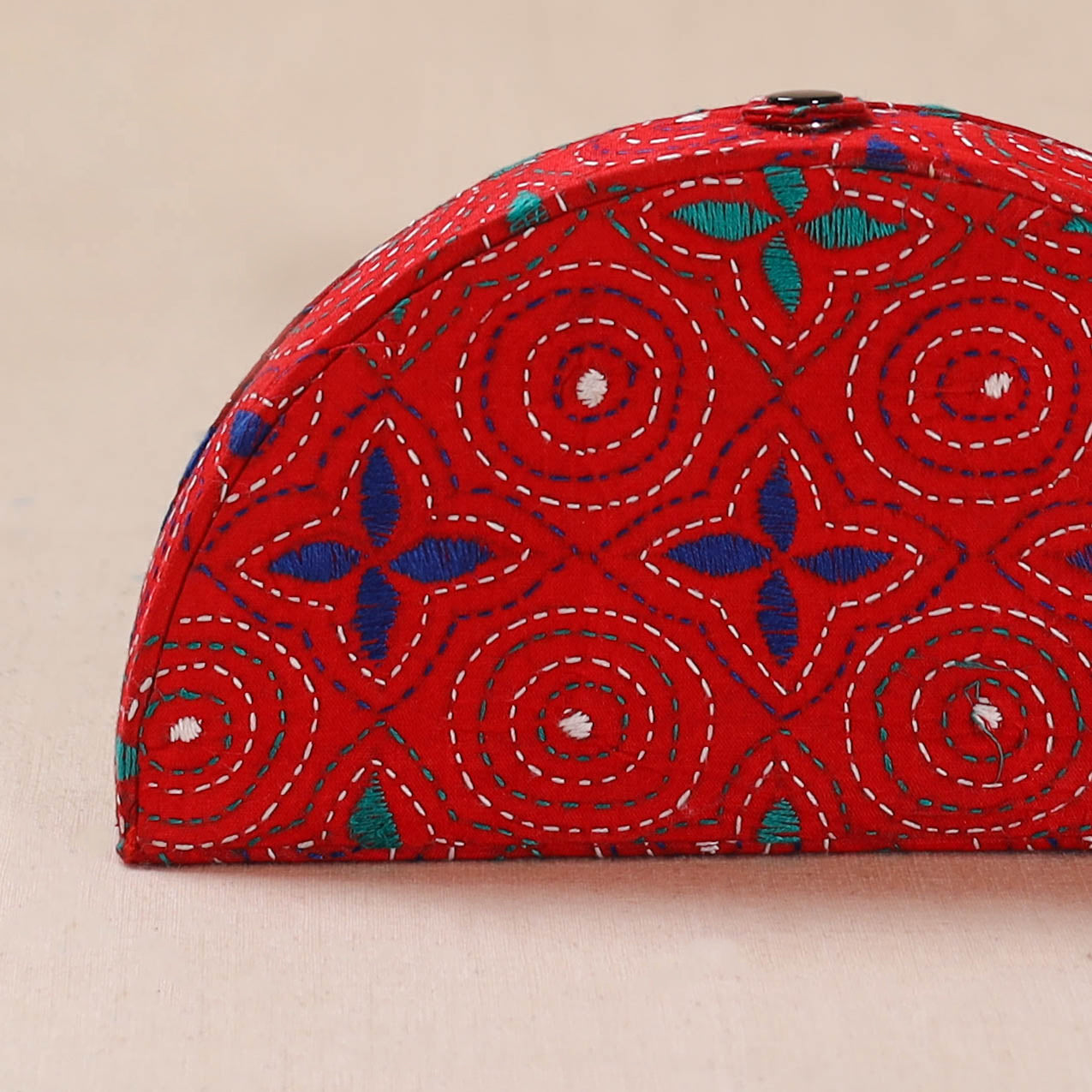 Bengal Kantha Work Handcrafted Jewellery Box 10
