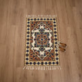 Original Kashmiri Chain Stitch Crewel Hand Embroidery Rug / Carpet (4 x 2.5 Feet) 20