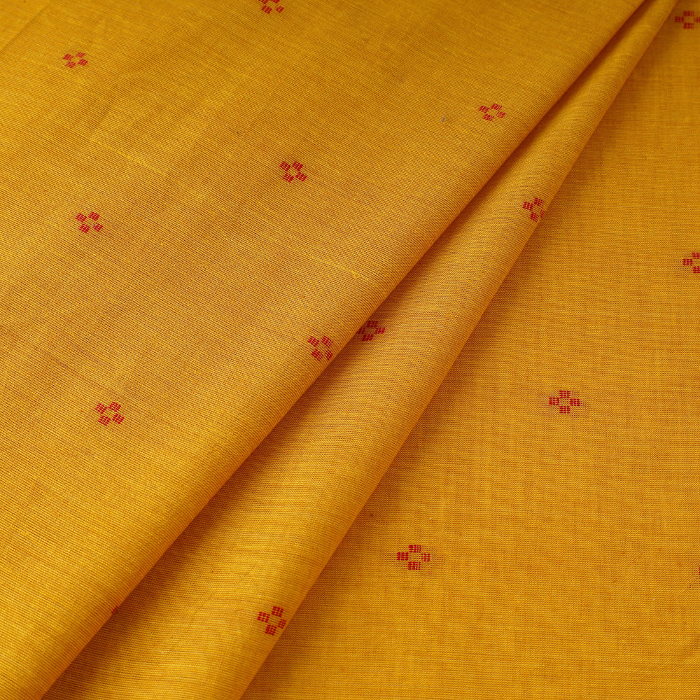 Yellow - Prewashed Cotton Jacquard Fabric 01