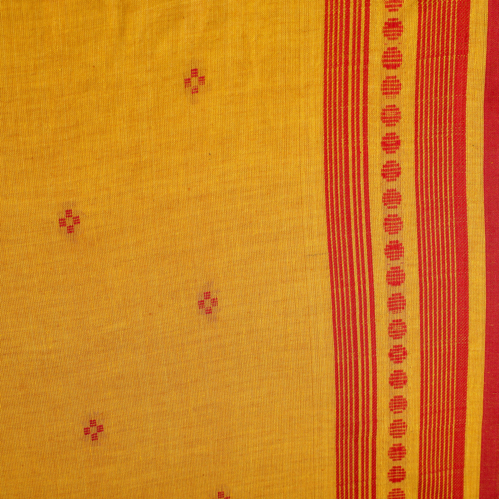 Yellow - Prewashed Cotton Jacquard Fabric 01