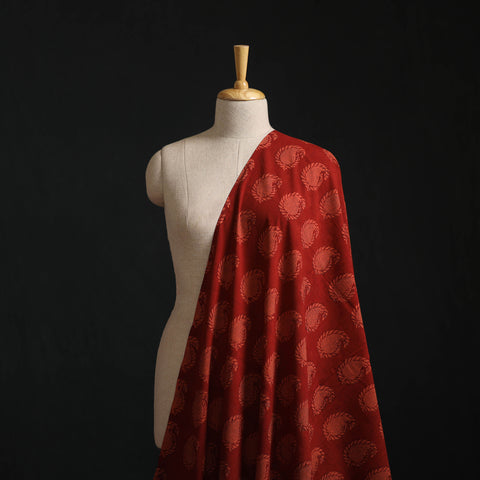 Bagh Hand Block Print Natural Dyed Cotton Fabric 02