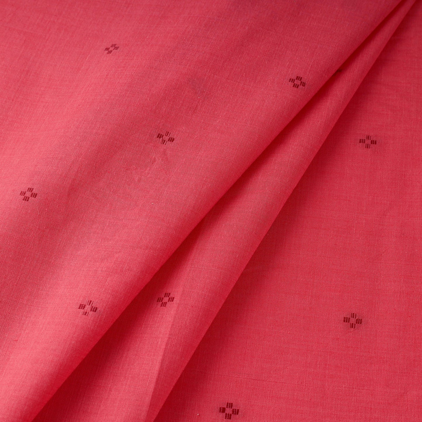 Pink - Prewashed Cotton Jacquard Fabric 03