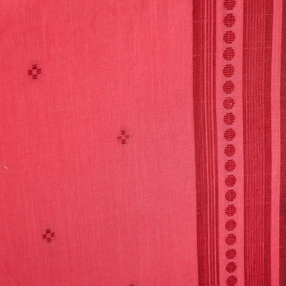 Pink - Prewashed Cotton Jacquard Fabric 03