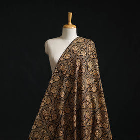 Natural Dyed Hand Block Print Cotton Pedana Kalamkari Fabric 34