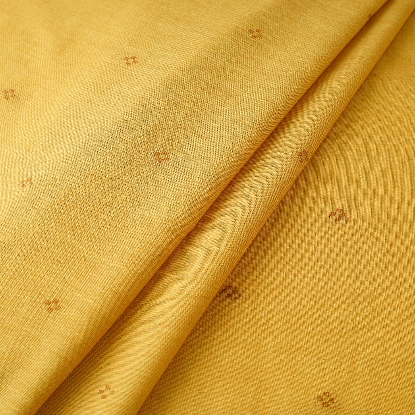 Yellow - Prewashed Cotton Jacquard Fabric 04