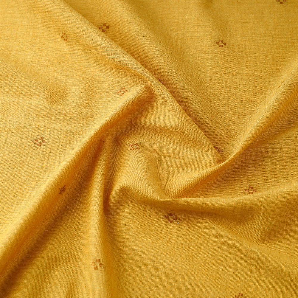 Yellow - Prewashed Cotton Jacquard Fabric 04