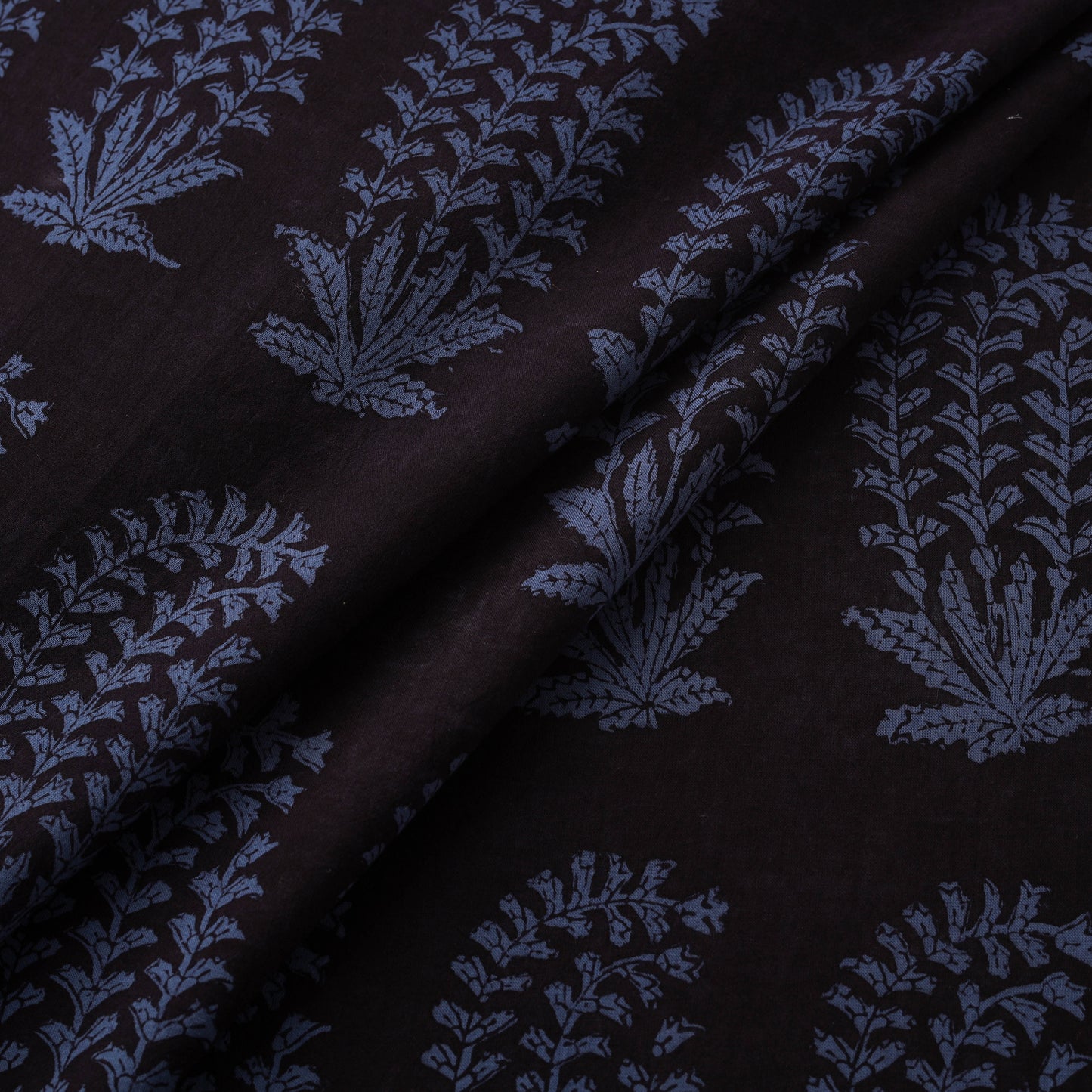 Bagh Hand Block Print Natural Dyed Cotton Fabric 01