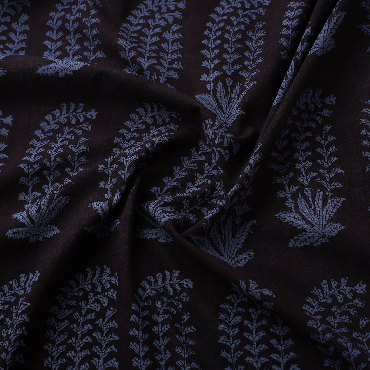 Bagh Hand Block Print Natural Dyed Cotton Fabric 01