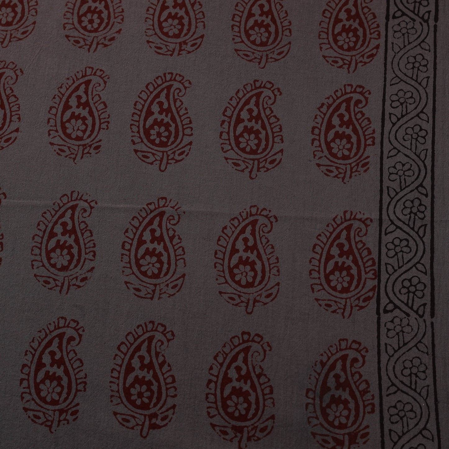 Bagh Hand Block Print Natural Dyed Cotton Fabric 03