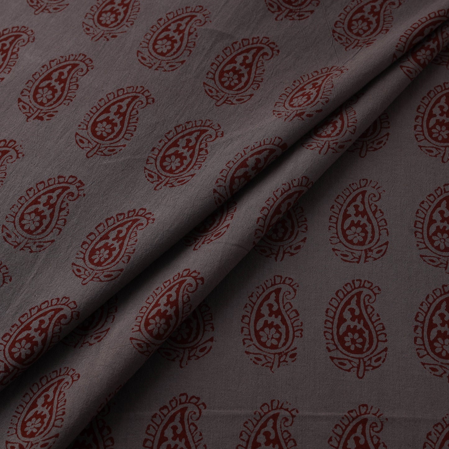 Bagh Hand Block Print Natural Dyed Cotton Fabric 03