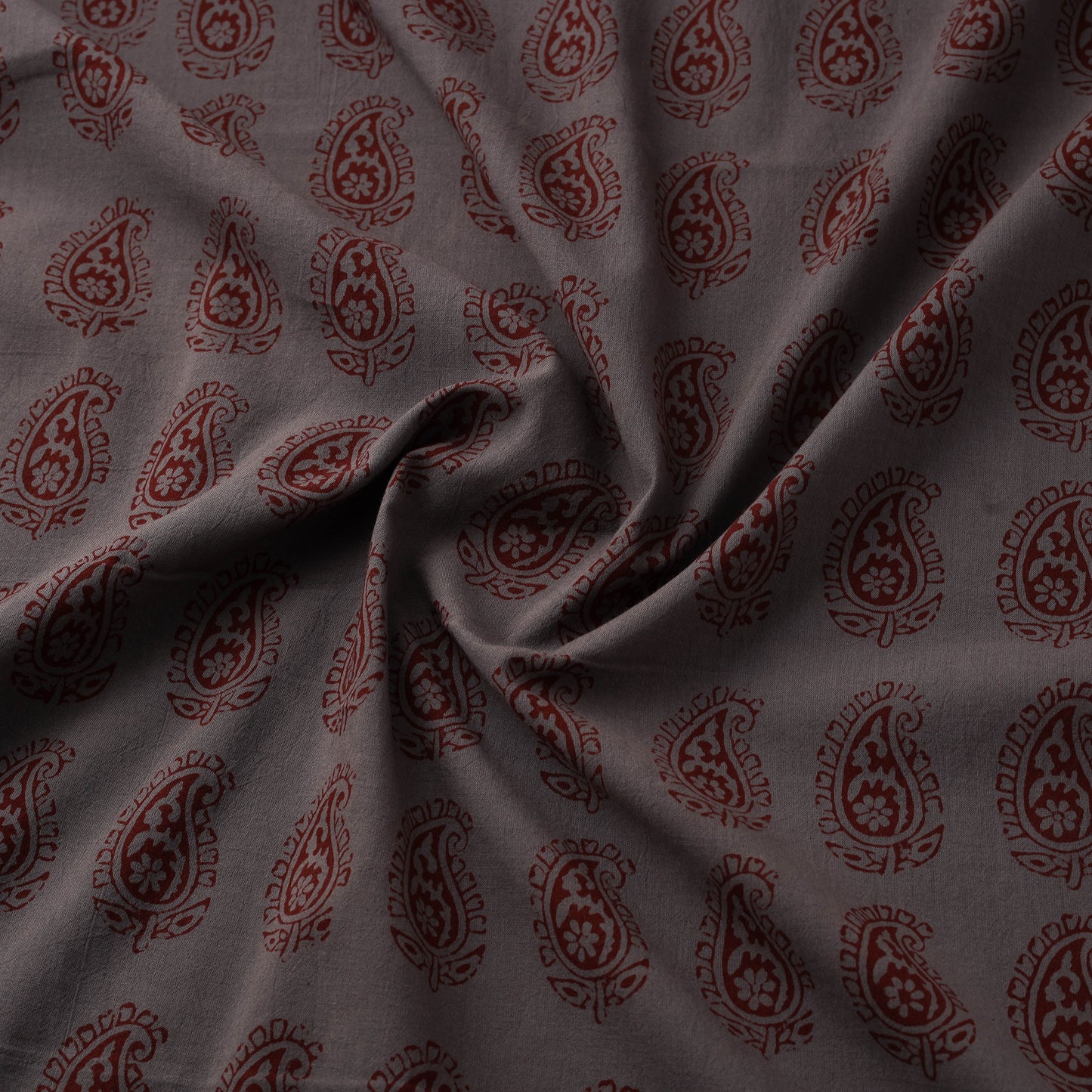 Bagh Hand Block Print Natural Dyed Cotton Fabric 03